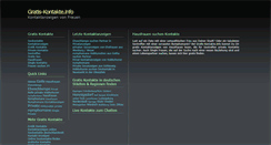 Desktop Screenshot of gratis-kontakte.info